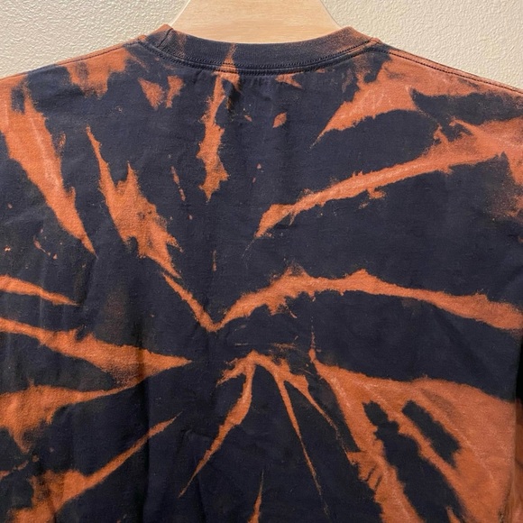 Men’s XL NFL Pittsburgh Steelers Spell Out Upcycled Bleached Tie Dye Shirt - Picture 8 of 10